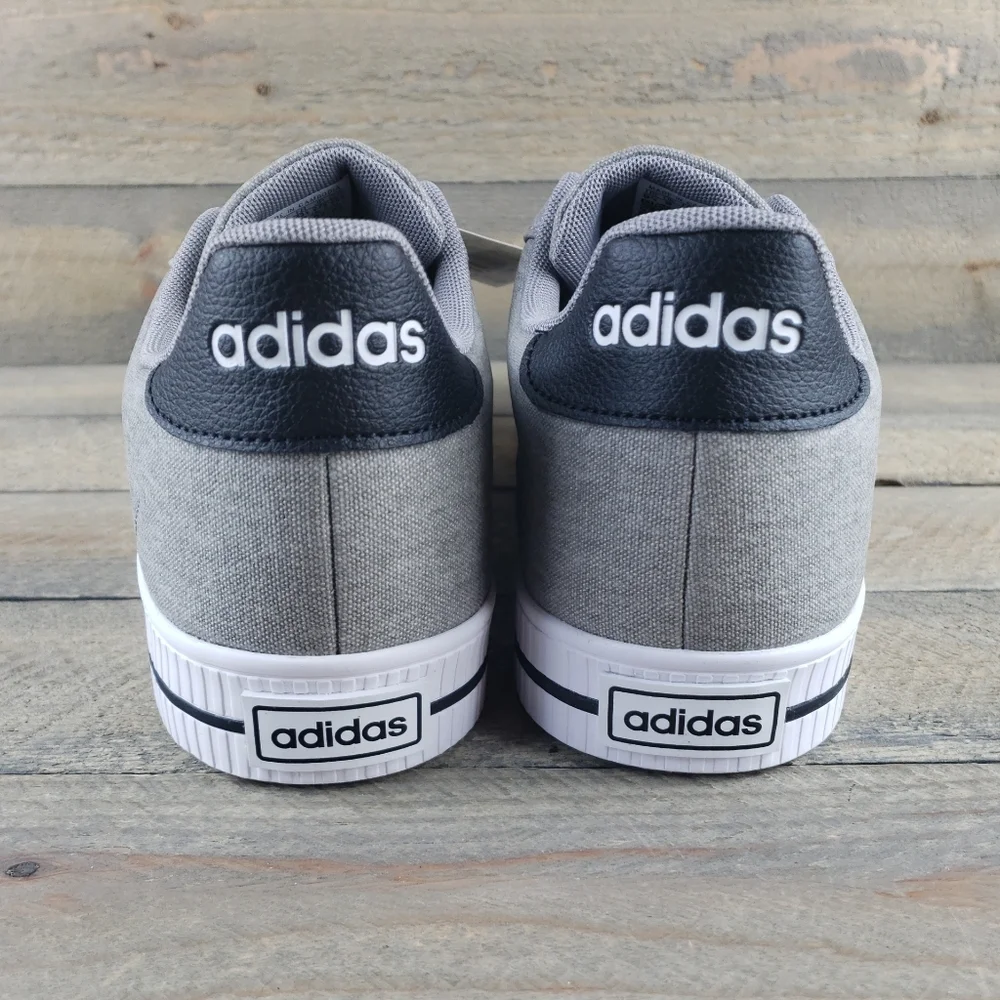 adidas Daily 3.0 Men's Skateboarding Casual Shoes Dove Grey Black White